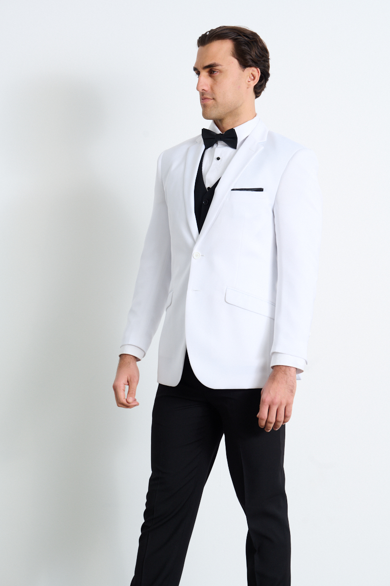White Tuxedo Jacket