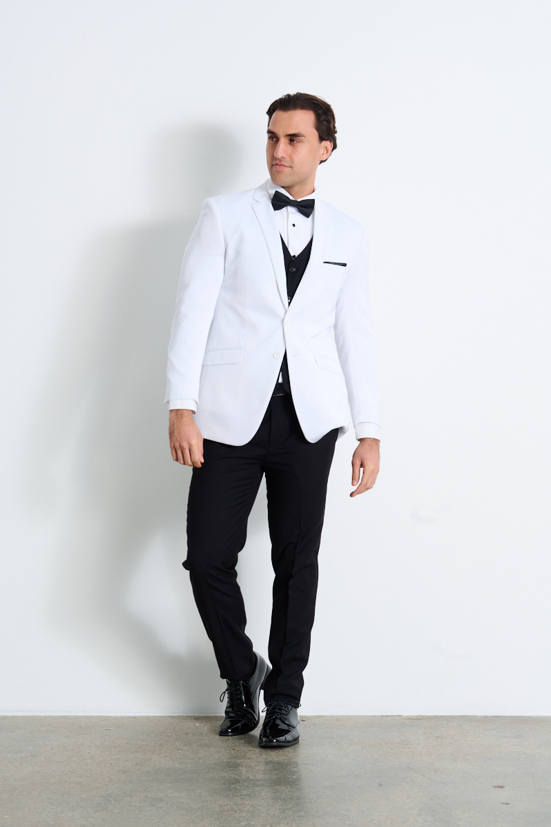 White Tuxedo Jacket