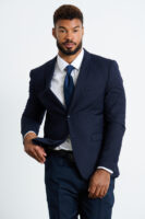 Navy Blue Suit Jacket