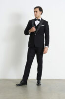 Black Tuxedo Peak Lapel