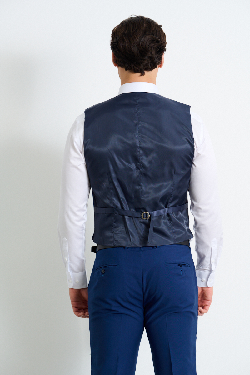 French Blue Vest