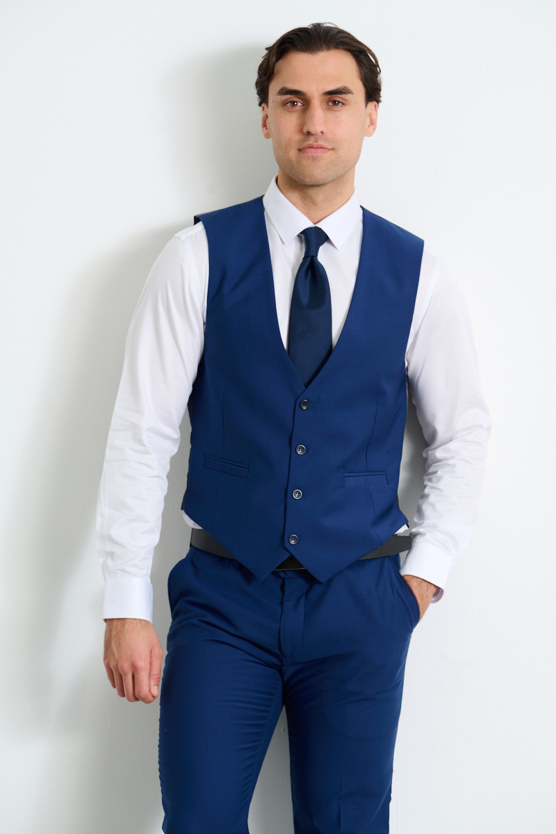 French Blue Vest