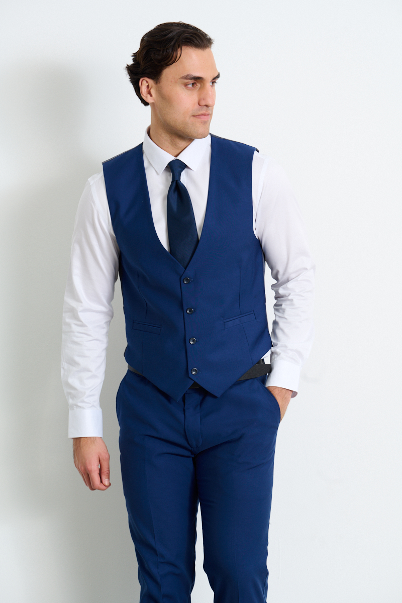French Blue Vest