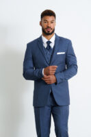 Platinum Blue Suit