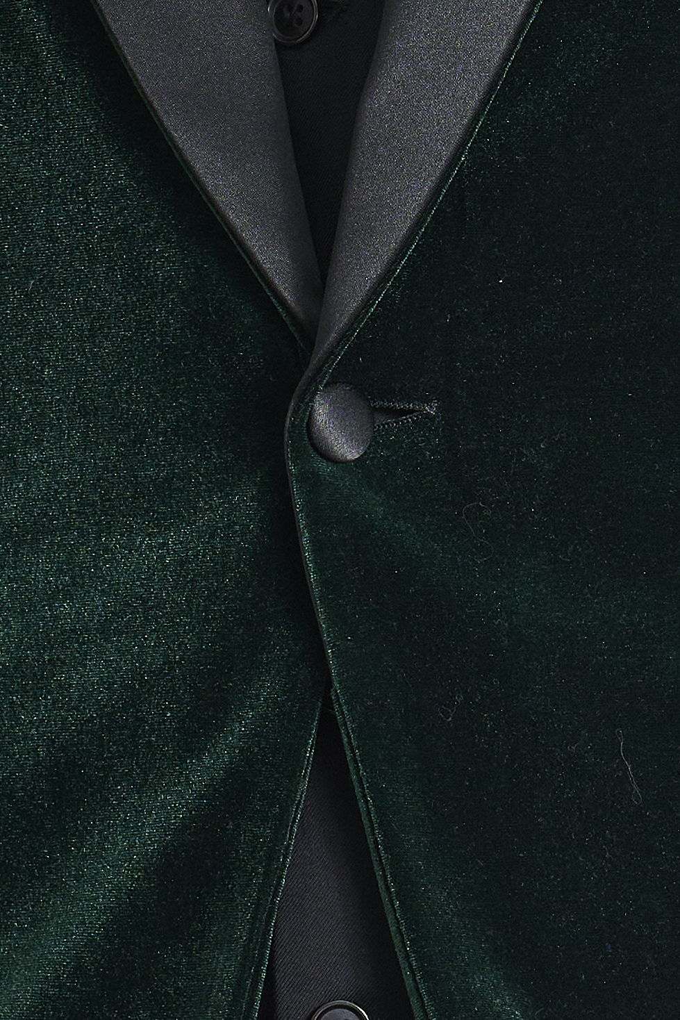 Green Velvet Tuxedo Jacket